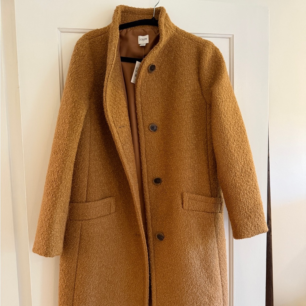 J. Crew Camel Textured Coat